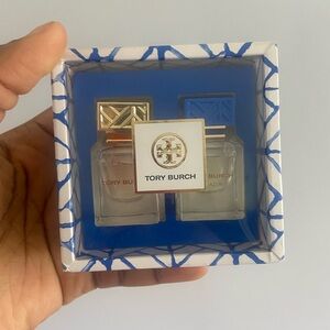 Tory Burch Fragrance Duo with Gold and Blue Accents